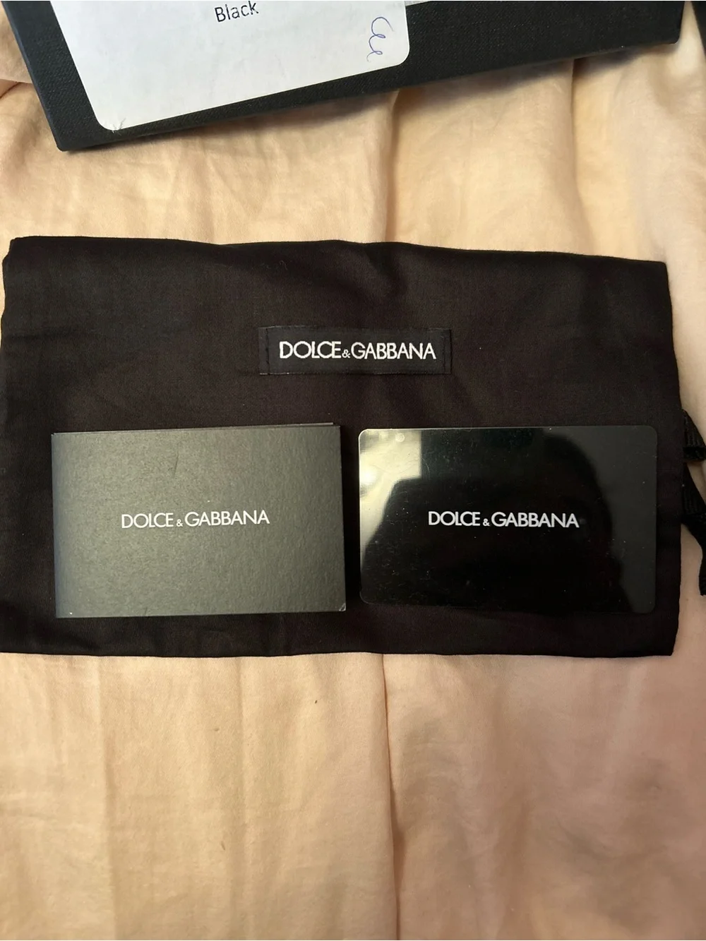 Dolce & Gabbana Black Leather Belt with Gold DG Buckle